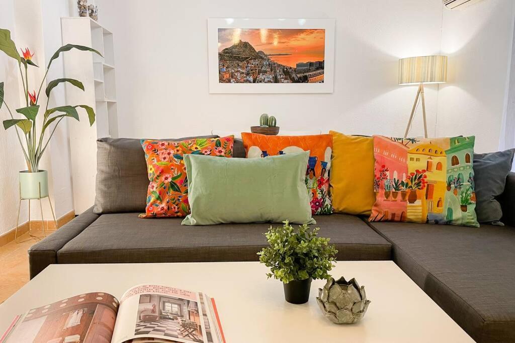 Coqueto Y Amplio Apartamento A 15 Min De La Playa Alicante Eksteriør billede